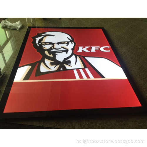 Restaurant LED Illuminated Menu Board Light Box